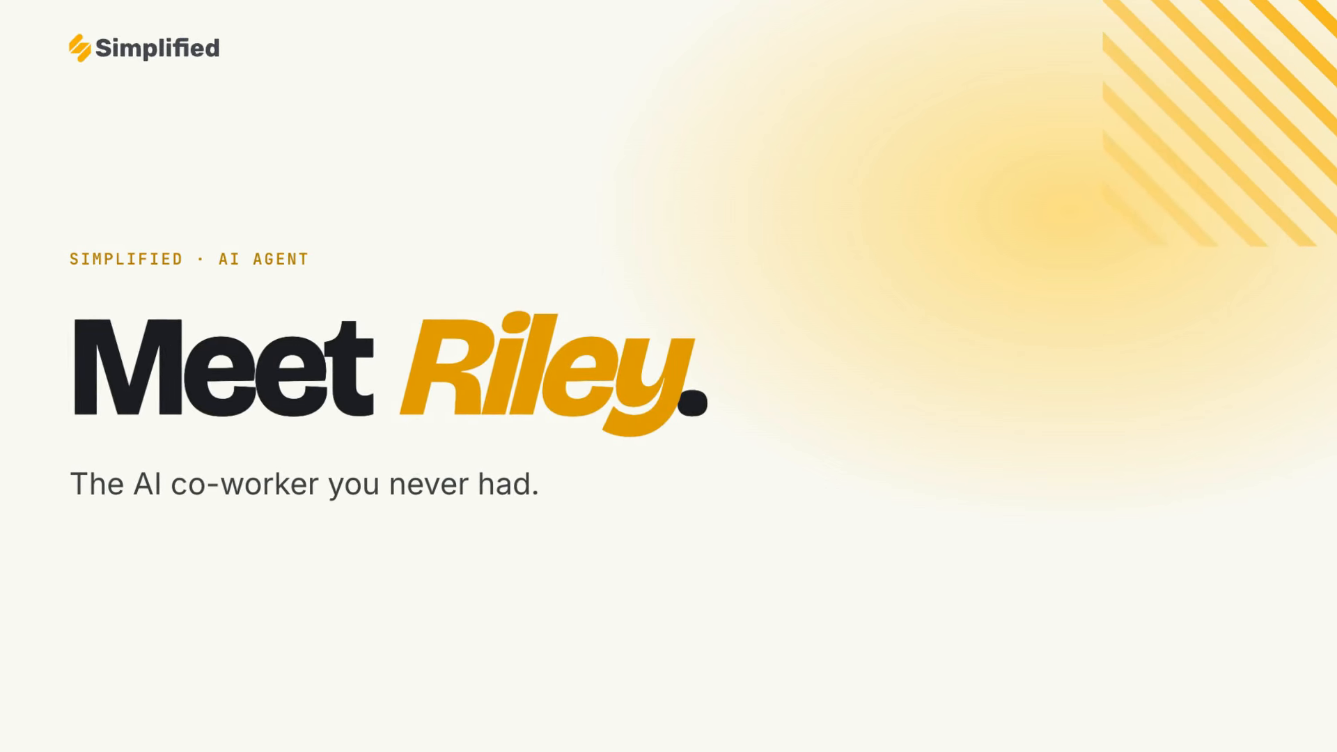 Simplified Riley AI marketing agent